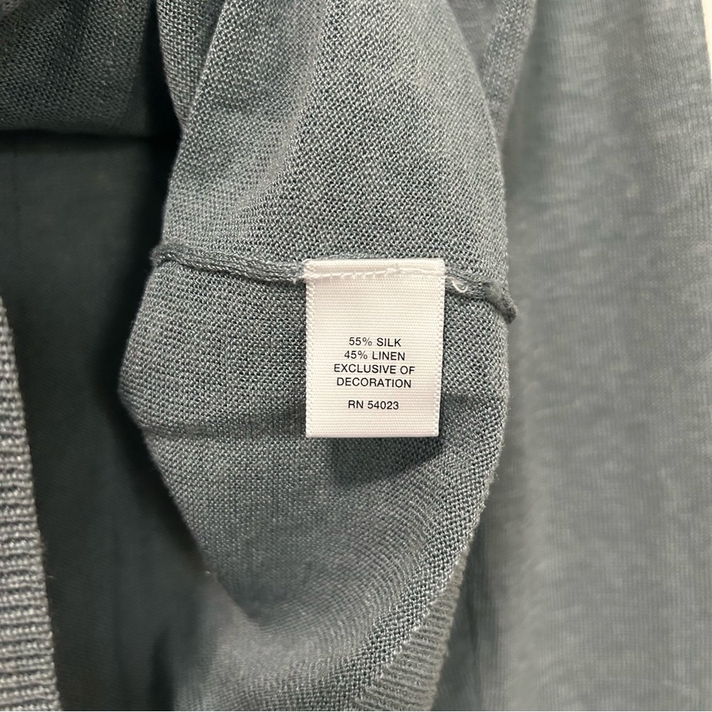 Banana Republic Cardigan Sweater Silk Linen XS - Picture 3 of 4